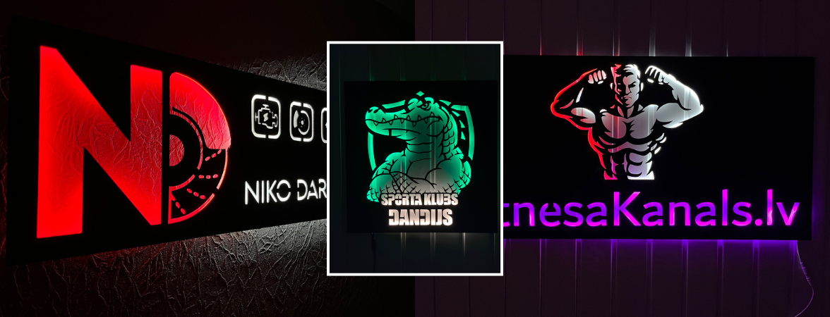 LED dekoru izstrāde