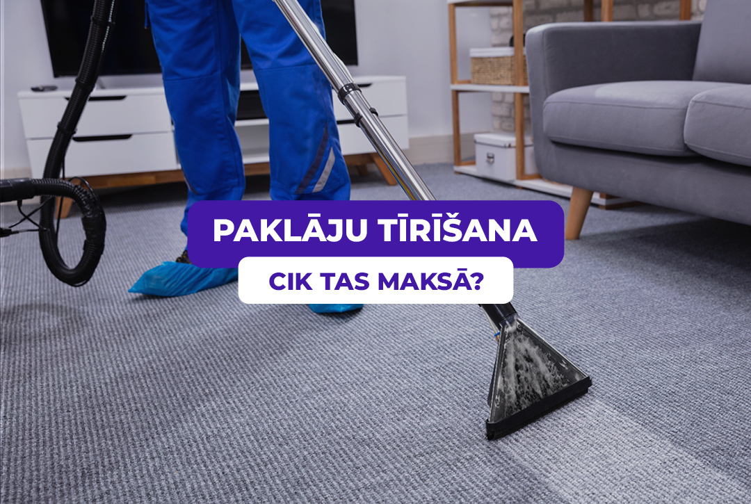 Paklāju segumu ķīmiskā tīrīšana