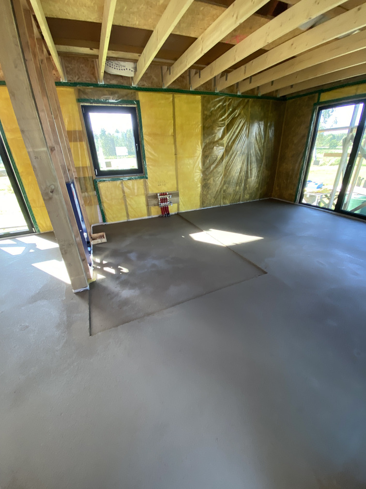 Pilna cikla grīdas izbūve