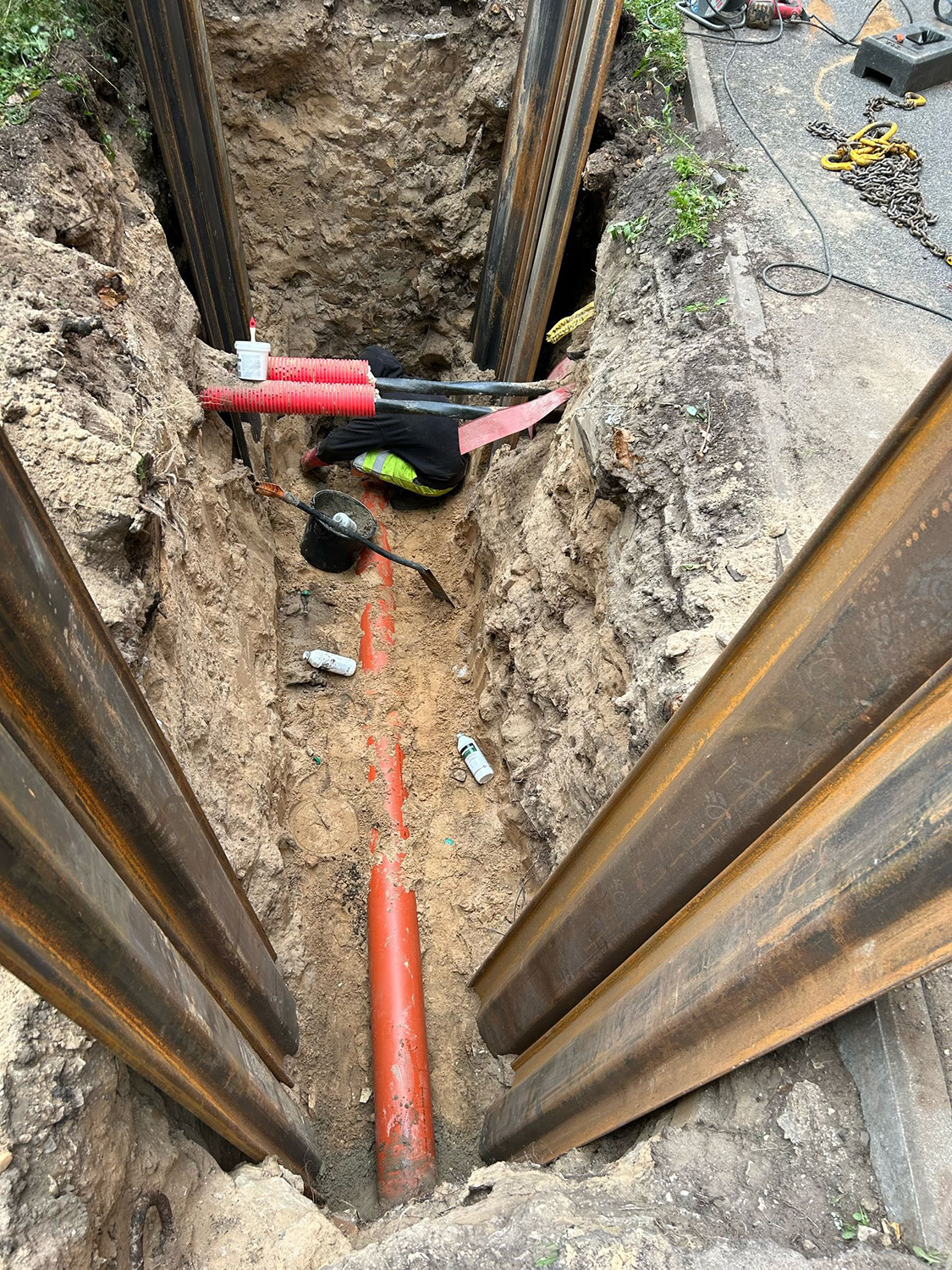 kanalizācijas tīklu izbūve