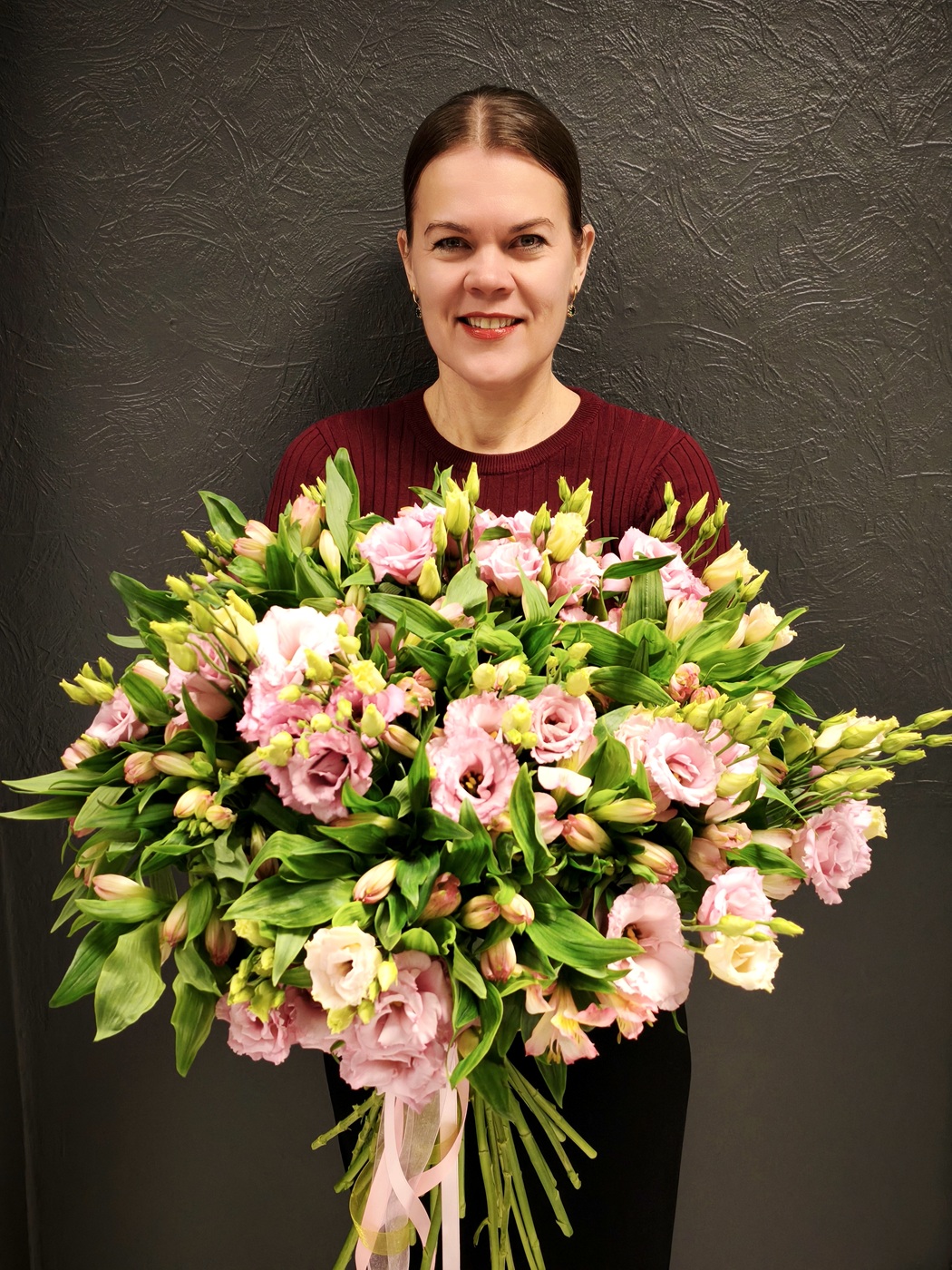 Ziedu pušķi Valkā