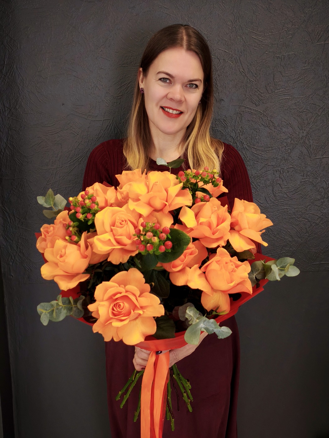 Ziedu kompozīcijas Valkā