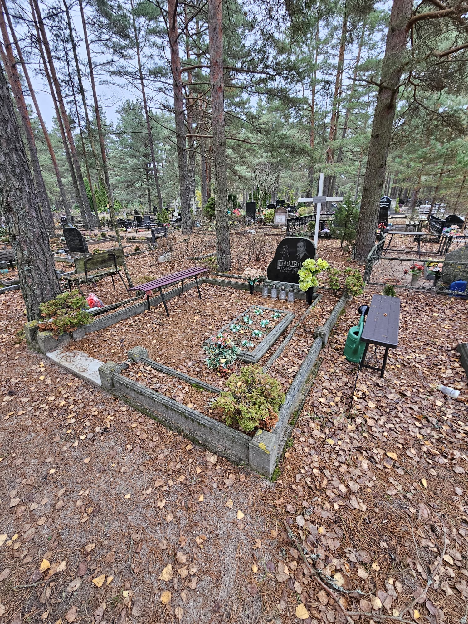 kapavietu uzkopšana