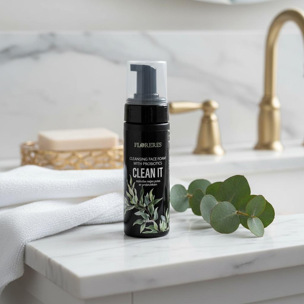 Florere attīrošās sejas putas ar probiotikām