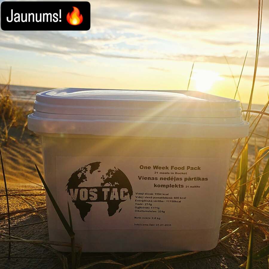 nedēļas pārtikas komplekts (One Week Food Pack) Alternatīva: