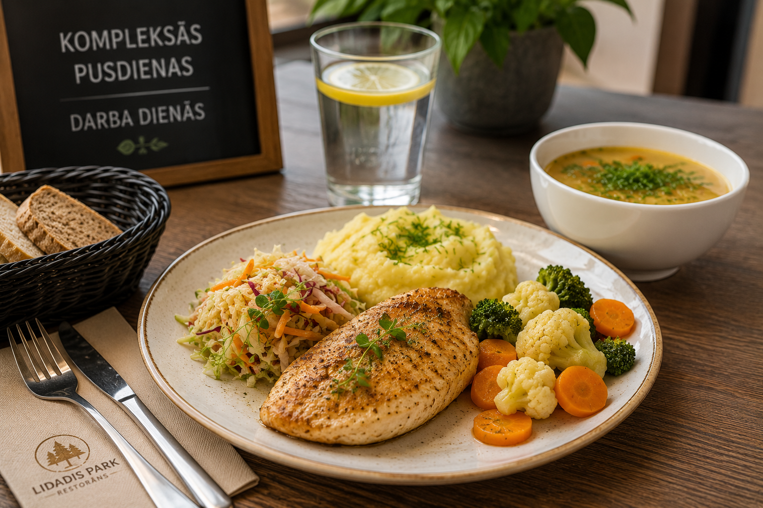 Kompleksās pusdienas darba dienās