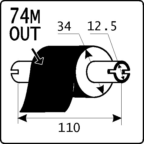 Ribon kopētājlenta KOP74