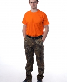 T-krekls oranžs, ar iespēju izvietot savu logotipu