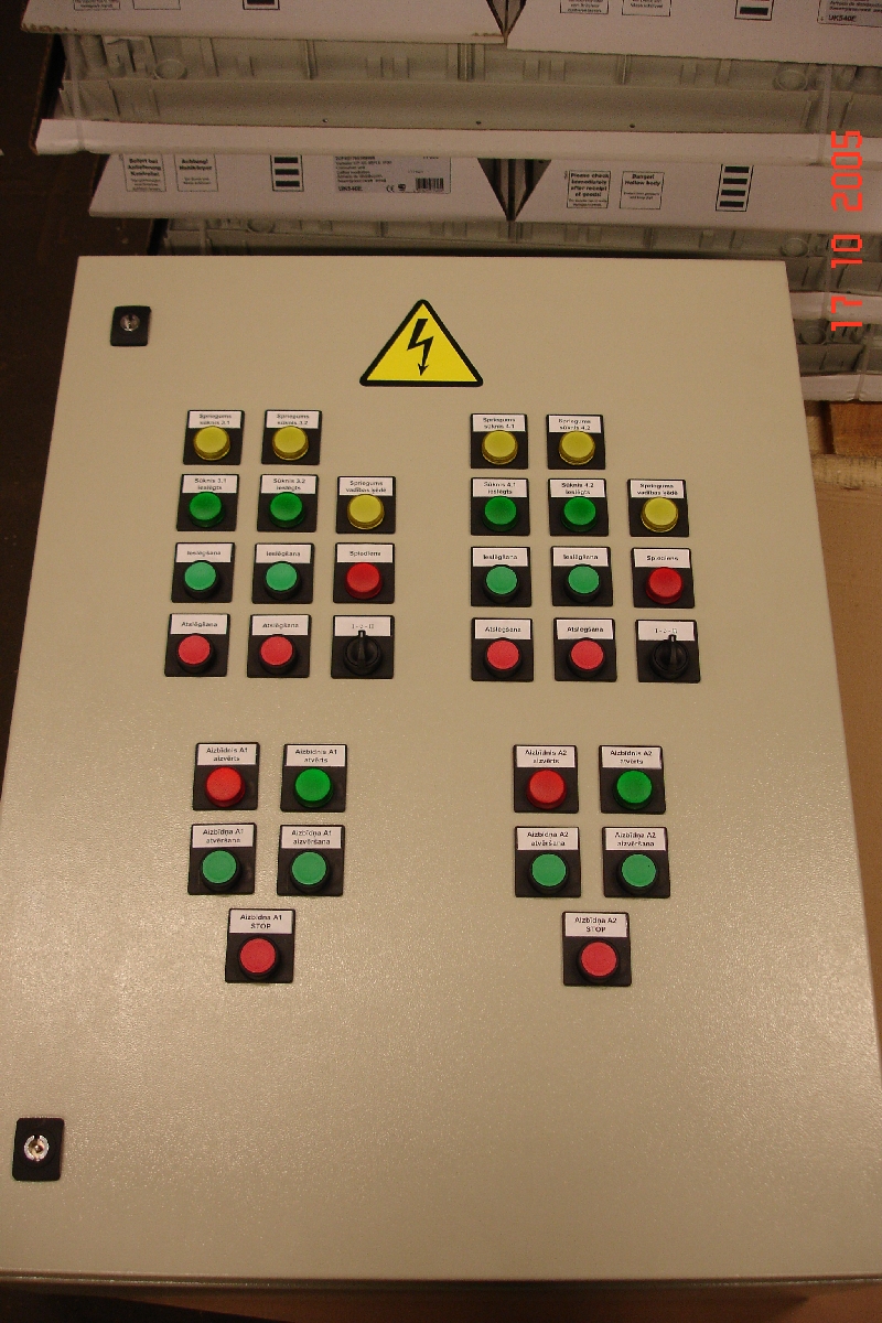 Iekārtas, automatizācija, instalācijas materiāli. Automātikas vadības sadalnes. Elektrotīkla mērījumi un analīze