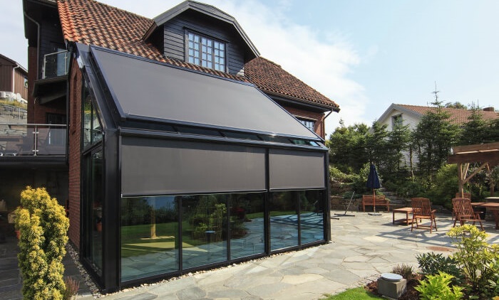 Āra ēnošanas sistēmas (markīzes, saulessargi, ārējās žalūzijas)